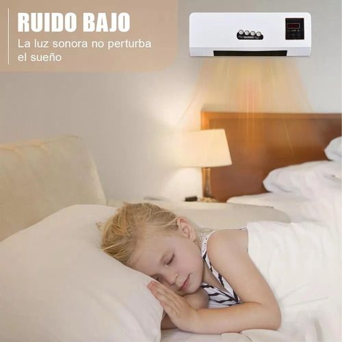 Calefactor Eléctrico de Pared con Control Remoto – Frío y Calor🥵🥶