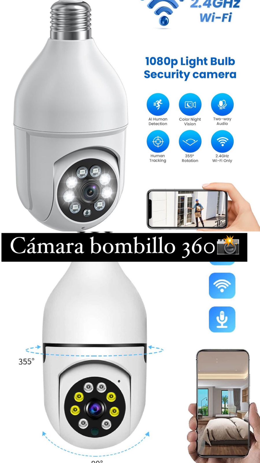 Cámara bombillo
