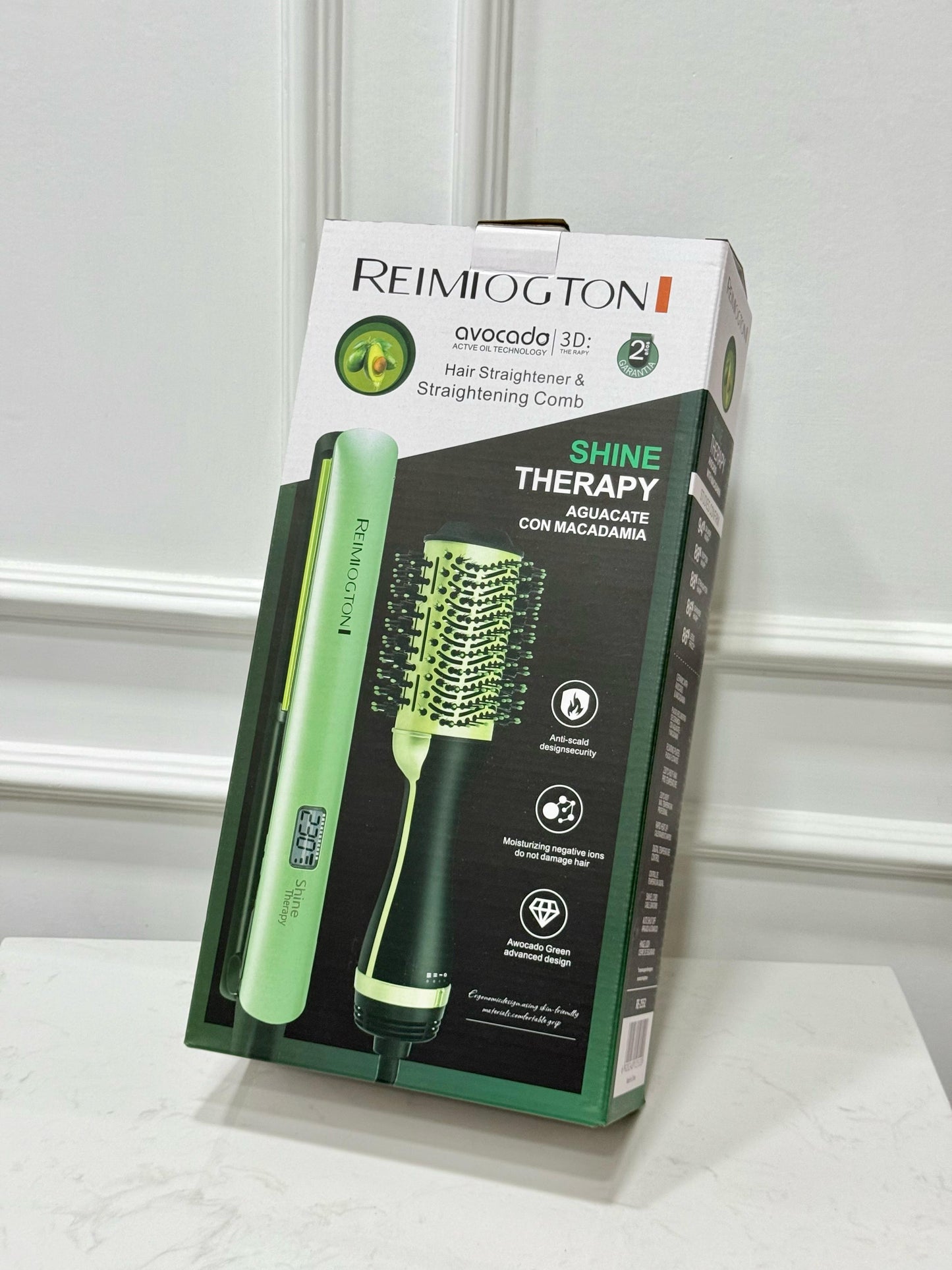 DÚO DE CEPILLO SECADOR Y PLANCHA ALISADORA