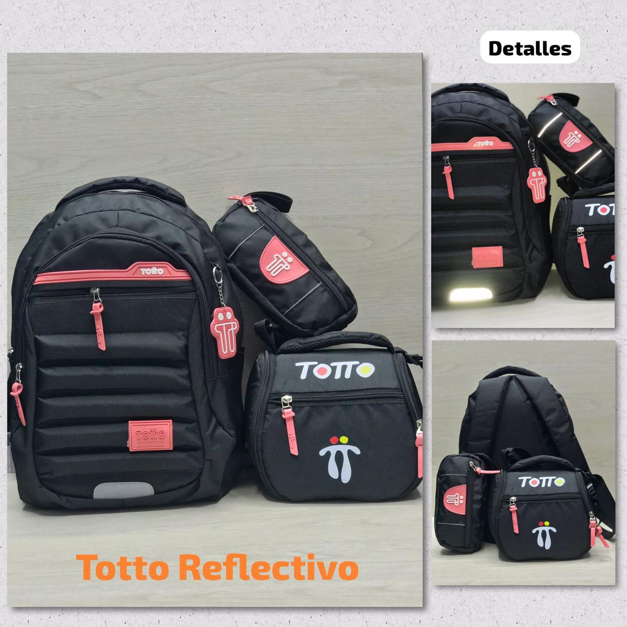 BOLSO TOTTO TRIO CON CITA REFLECTIVAS