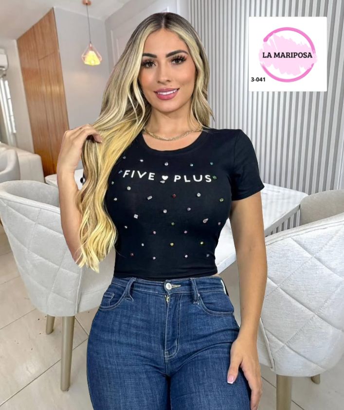 BLUSA MANGA CORTA DAMA