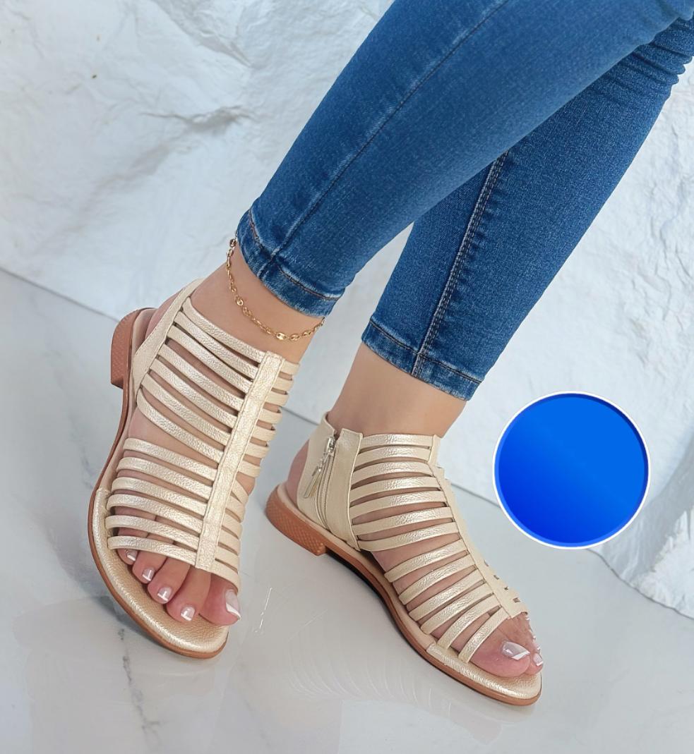 SANDALIAS DAMA TRENSADA