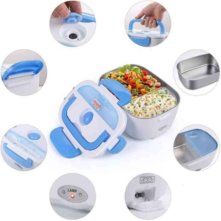 Lonchera Eléctrica 2 en 1 – Calienta tu comida donde estés 🔌🍱