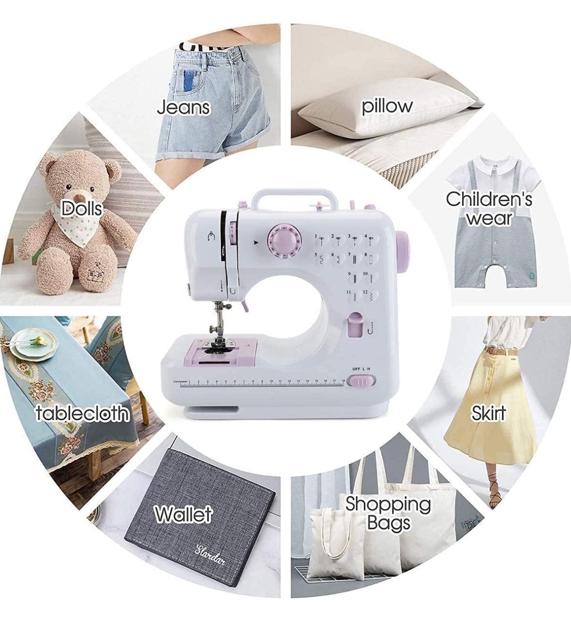 Máquina de Coser 12 Puntadas