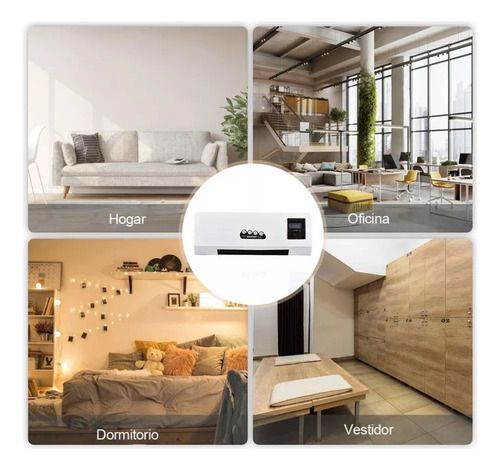 Calefactor Eléctrico de Pared con Control Remoto – Frío y Calor🥵🥶