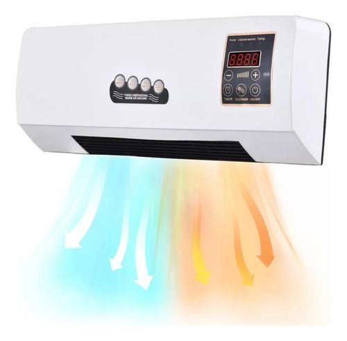 Calefactor Eléctrico de Pared con Control Remoto – Frío y Calor🥵🥶