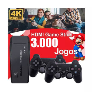 Consola Retro Game Stick Lite con Controles Inalámbricos