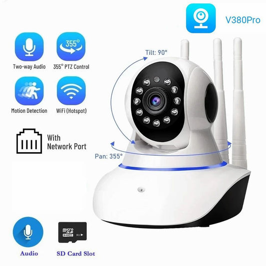 Cámara de Seguridad WiFi PTZ V380 Pro
