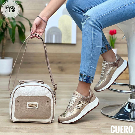 COMBO BOLICHERO CUERO