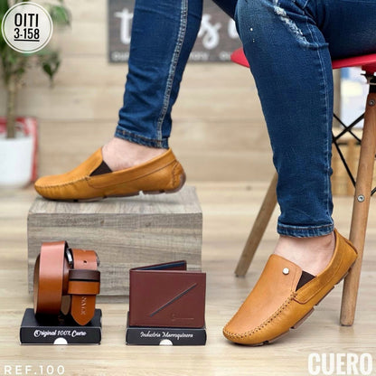 TRIO MOCASÍN BILLETERA