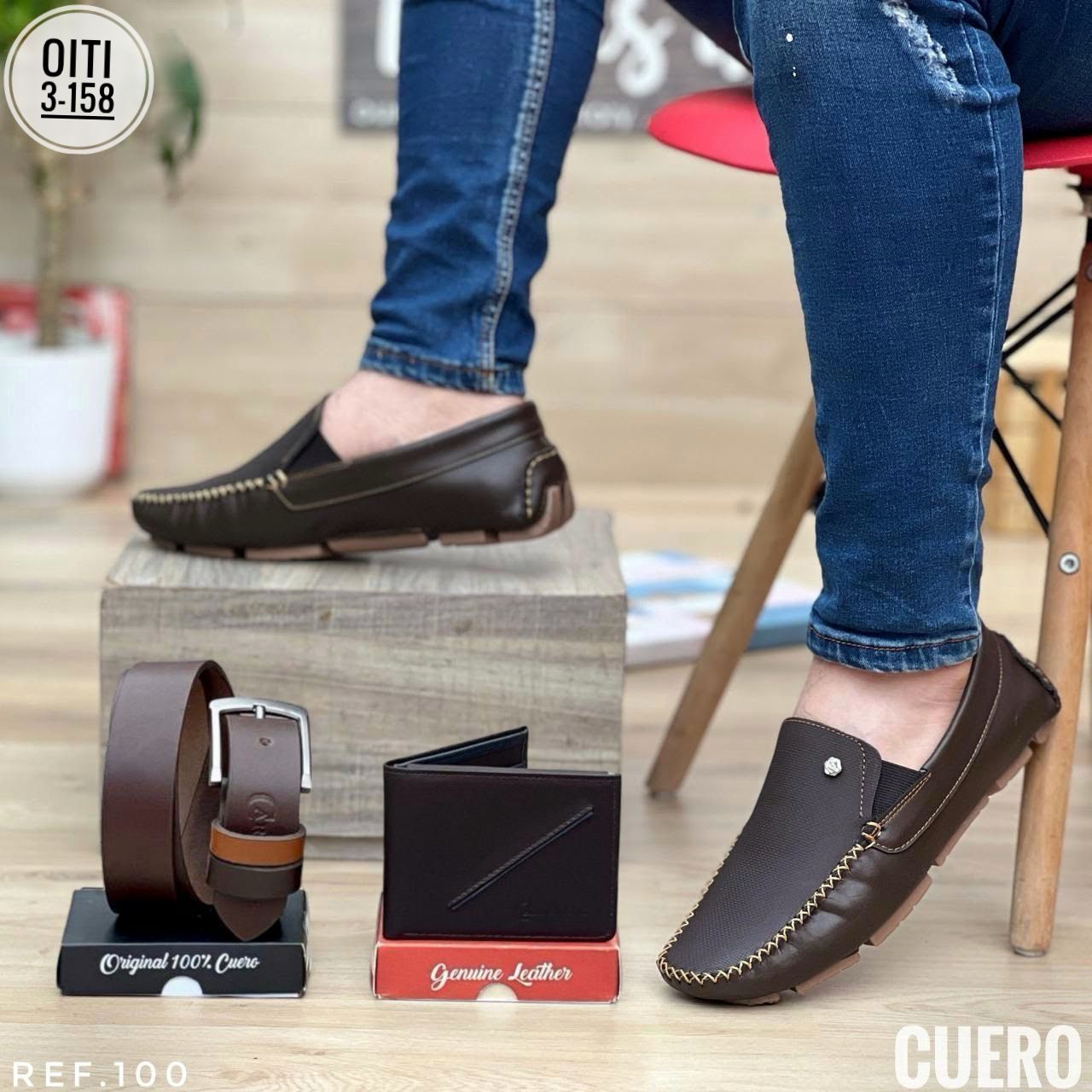 TRIO MOCASÍN BILLETERA