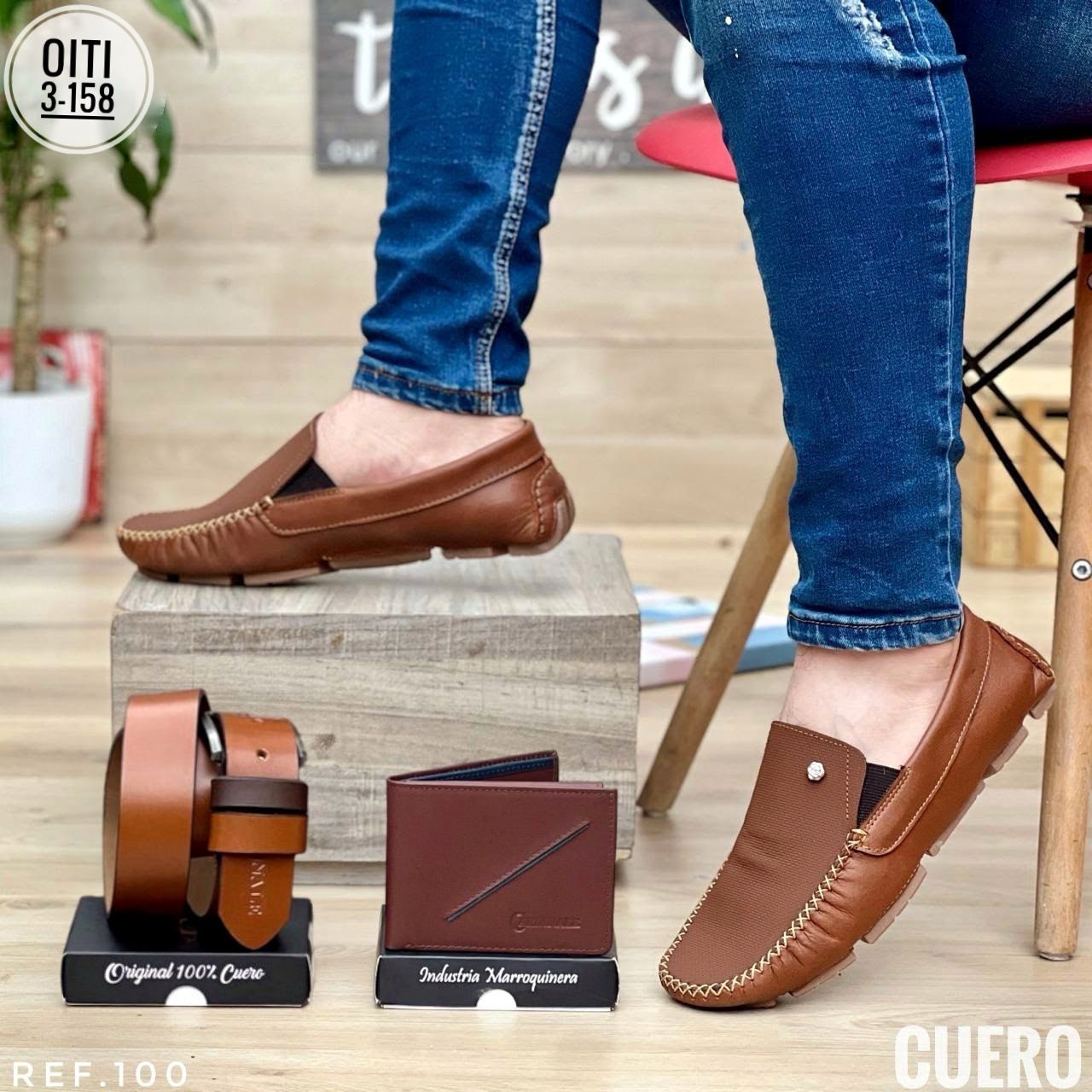TRIO MOCASÍN BILLETERA