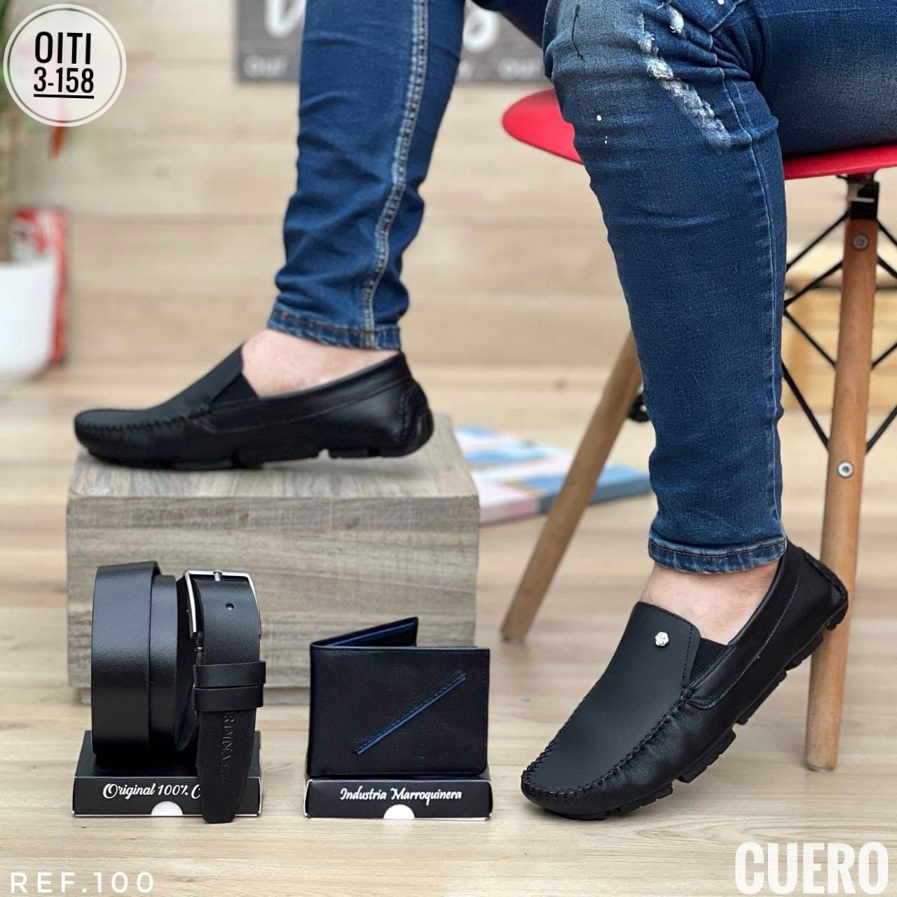 TRIO MOCASÍN BILLETERA