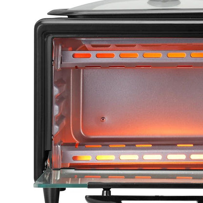Centro de Desayuno 3 en 1 – Horno, Parrilla y Cafetera en un solo equipo