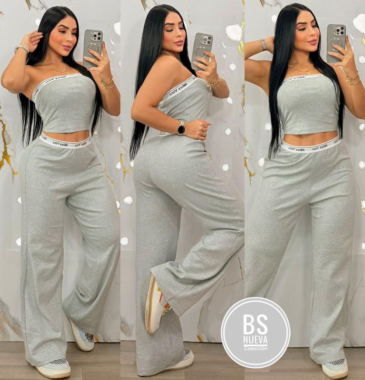 CONJUNTO PANTALON LARGO  IMPORTADO