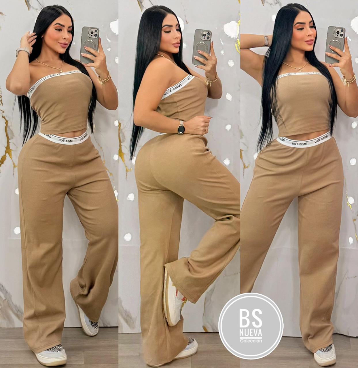 CONJUNTO PANTALON LARGO  IMPORTADO