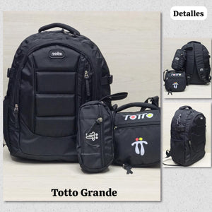 BOLSO TOTTO GRANDE NEGRO VIAJERO