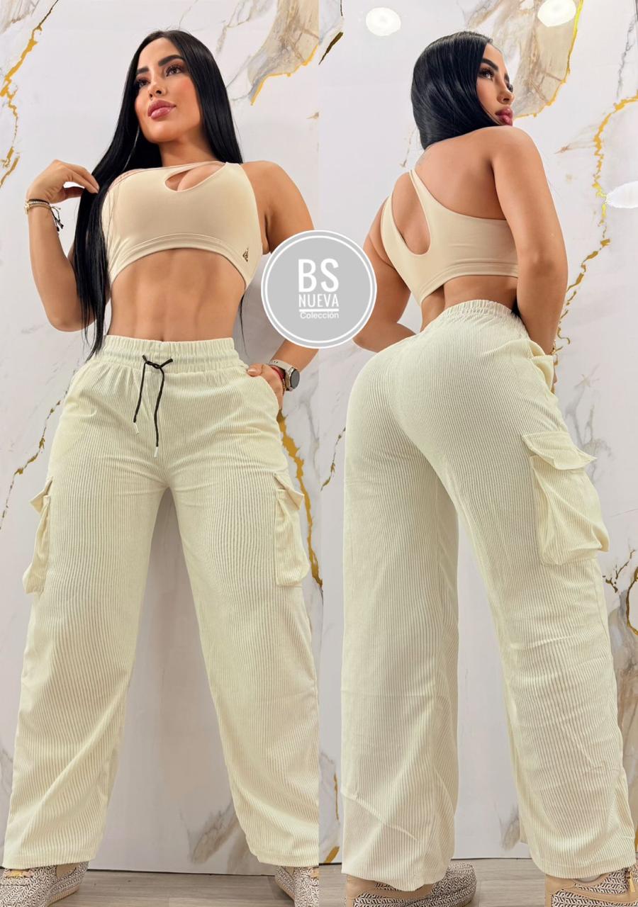 PANTALON 💕TIPO CARGO