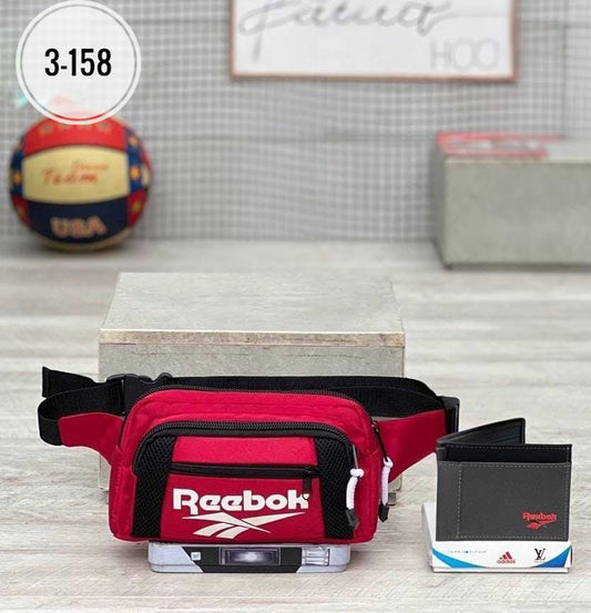 Combo Canguro + Billetera Reebok