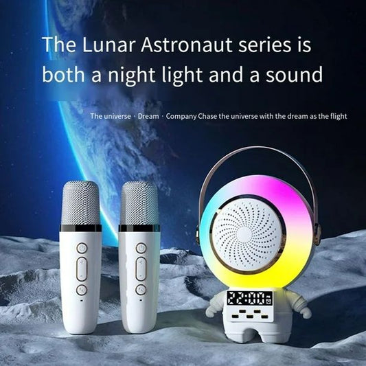 Parlante Astronauta con Karaoke y Bluetooth
