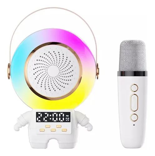 Parlante Astronauta con Karaoke y Bluetooth