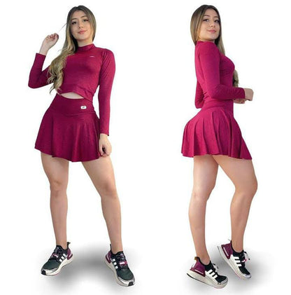 Falda Short + Buzo Nike