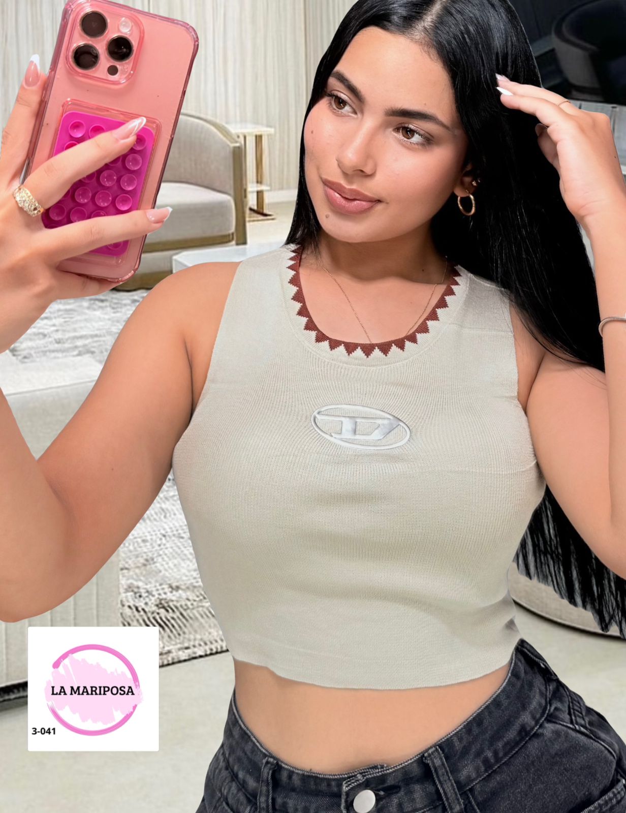 BLUSA DAMA CORTA