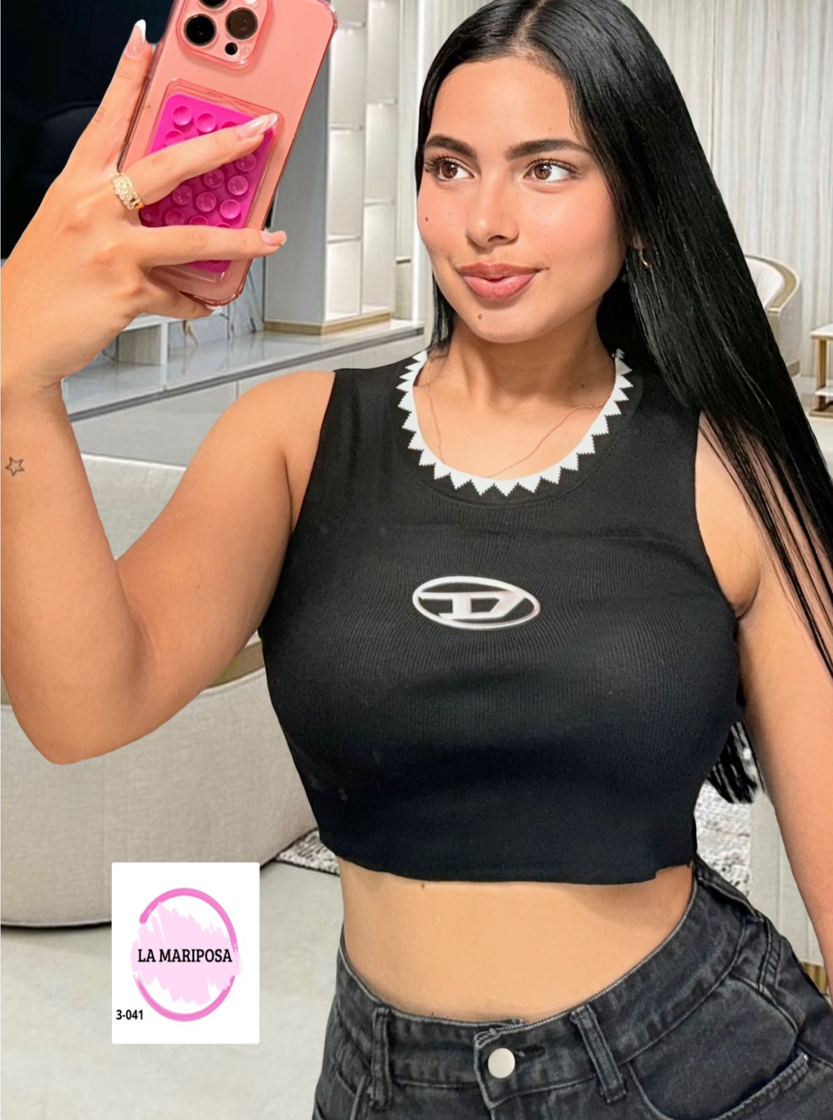 BLUSA DAMA CORTA