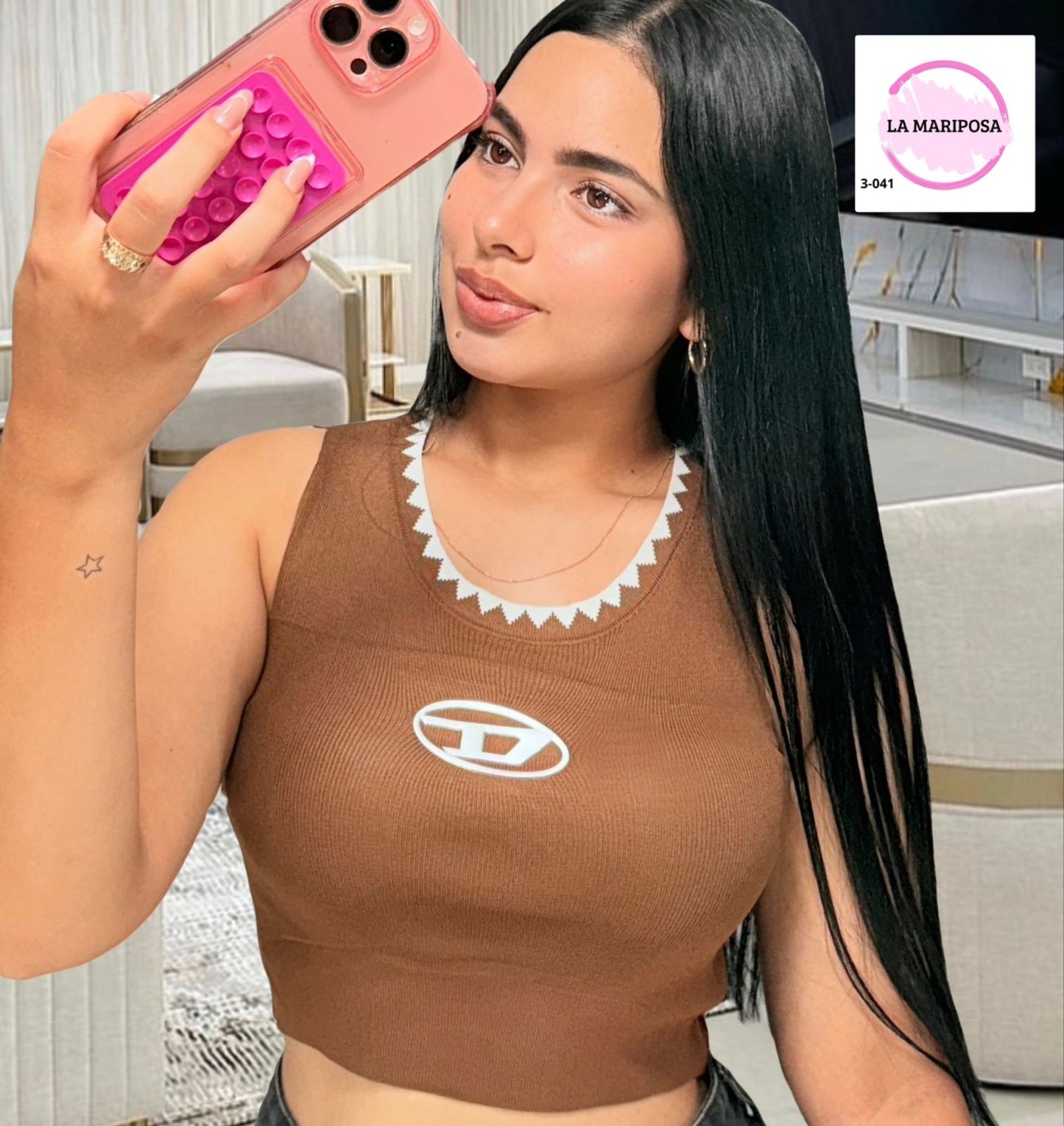 BLUSA DAMA CORTA