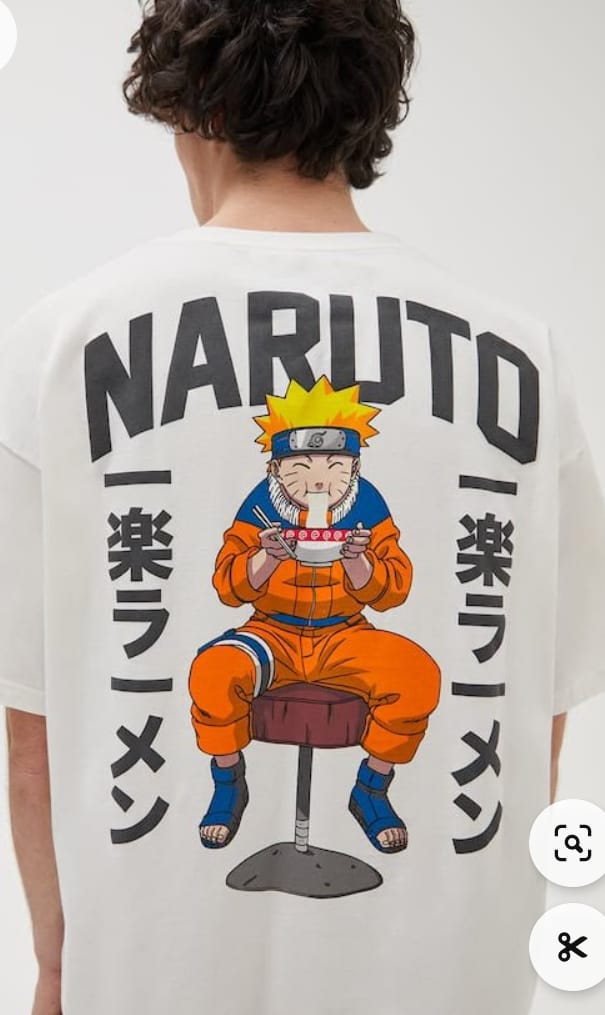 Camiseta amplia