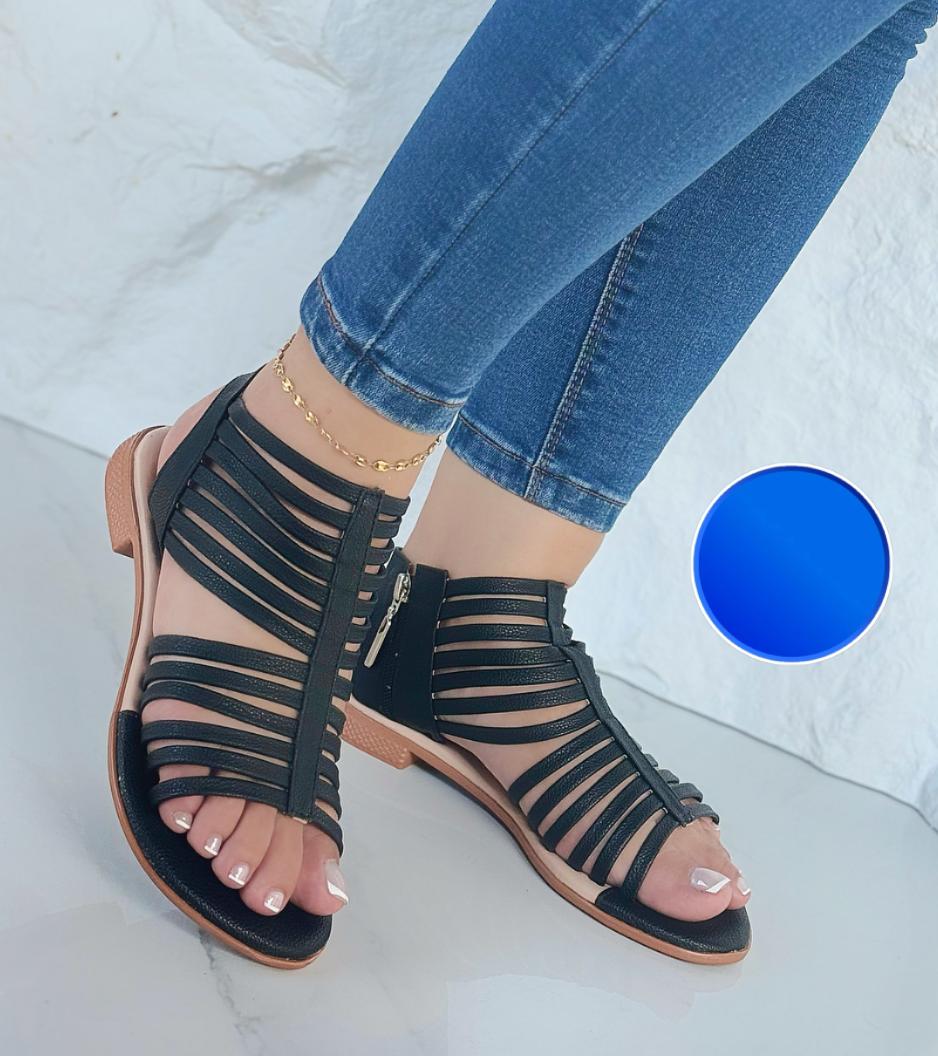 SANDALIAS DAMA TRENSADA