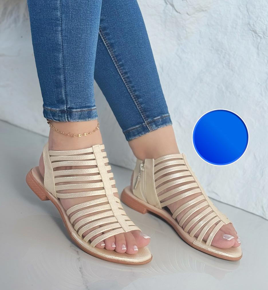 SANDALIAS DAMA TRENSADA